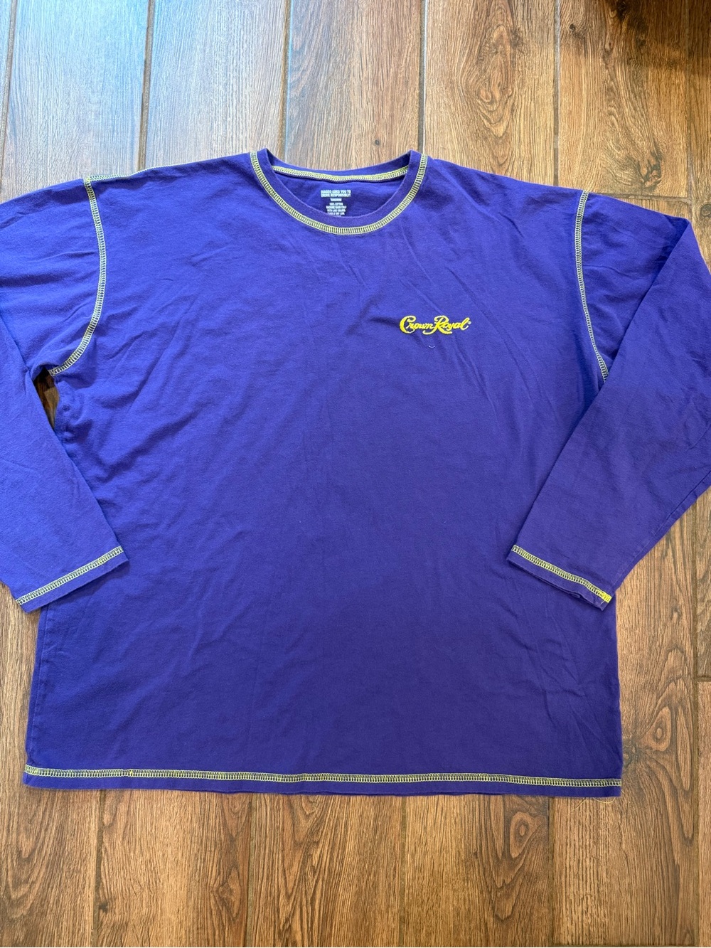 Crown Royal Purple Long Sleeve Crewneck Tee XL
